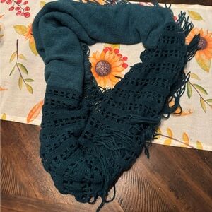 Blue circle scarf